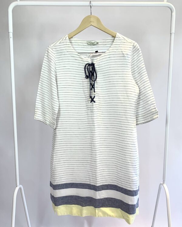 Vestido midi listrado RICHARDS - 40 - VENDIDO SISTEMA OTO