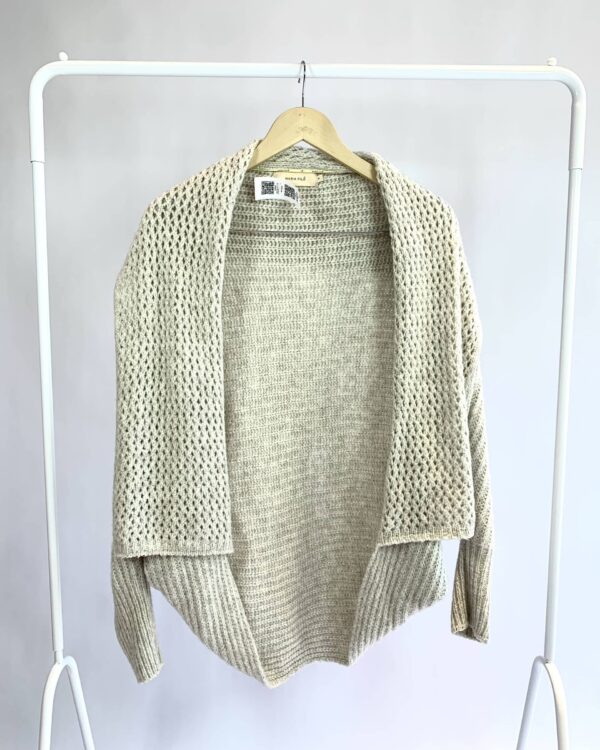 Poncho tricot off white MARIA FILÓ - P - VENDIDO SISTEMA OTO