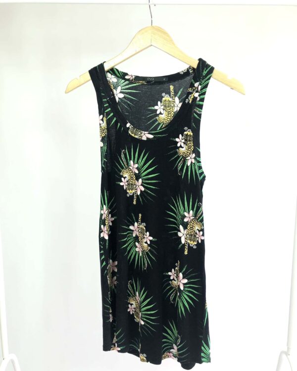 Regata preta onças EVA - G *VENDIDO SISTEMA OTO*