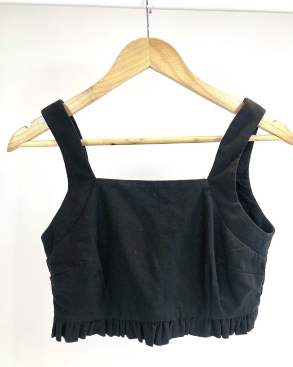 Cropped preto PURA SWIM - P *nunca usado* - VENDIDO SIST OTO