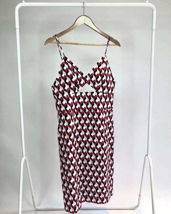 Vestido estamp assimetrica ANIMALE - 44 *nunca usado*