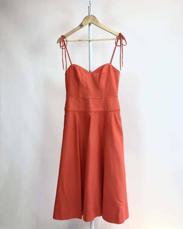 Vestido coral midi AGILITÁ - 36