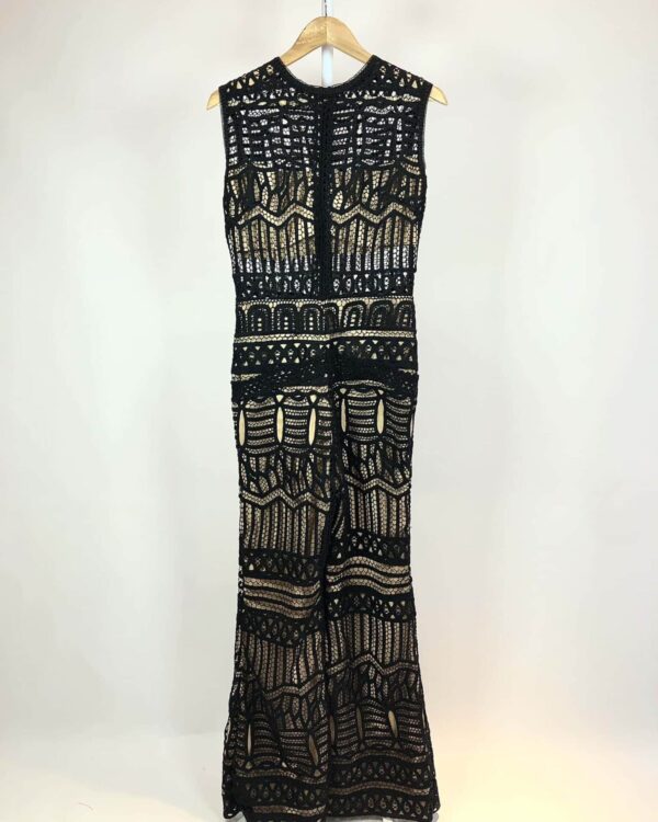 Macacão de renda preto AGILITA - 40 - VENDIDO SIST OTO