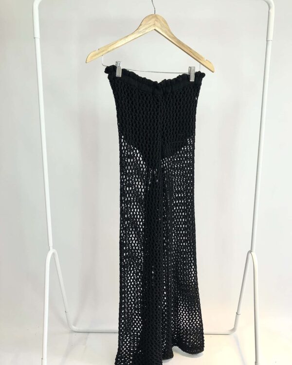 Calça tricot preta BLUEMAN - P - VENDIDO SISTEMA OTTO