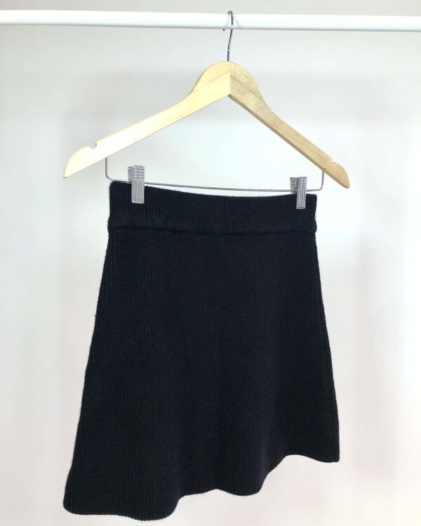 Saia tricot preta ZARA - P