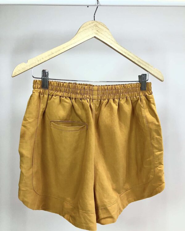 Short viscolinho mostarda HAIGHT - M - VENDIDO SISTEMA OTO