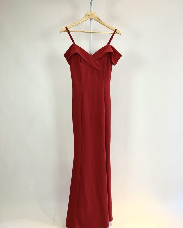Vestido longo vermelho PARTY BRAND - PP