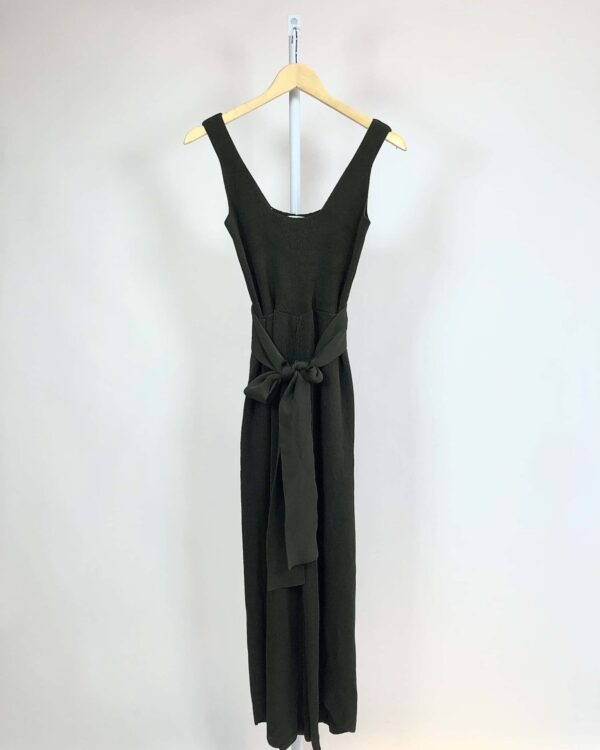 Macacão tricot verde musgo ABRAND - M - VENDIDO SISTEMA OTO