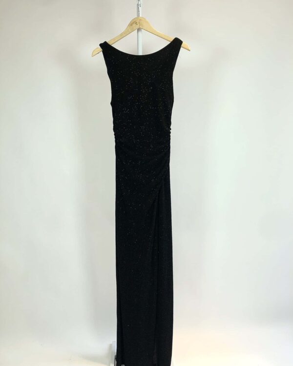 Vestido preto longo de brilhos LAUNDRY - P - VENDIDO SISTEMA OTTO