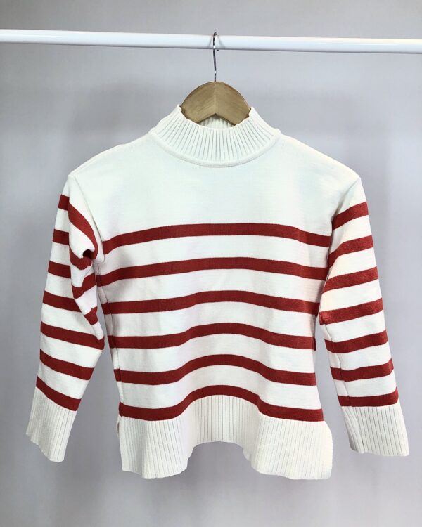 Suéter branco e vermelho MARIA FILÓ - P - VENDIDO SIST OTO