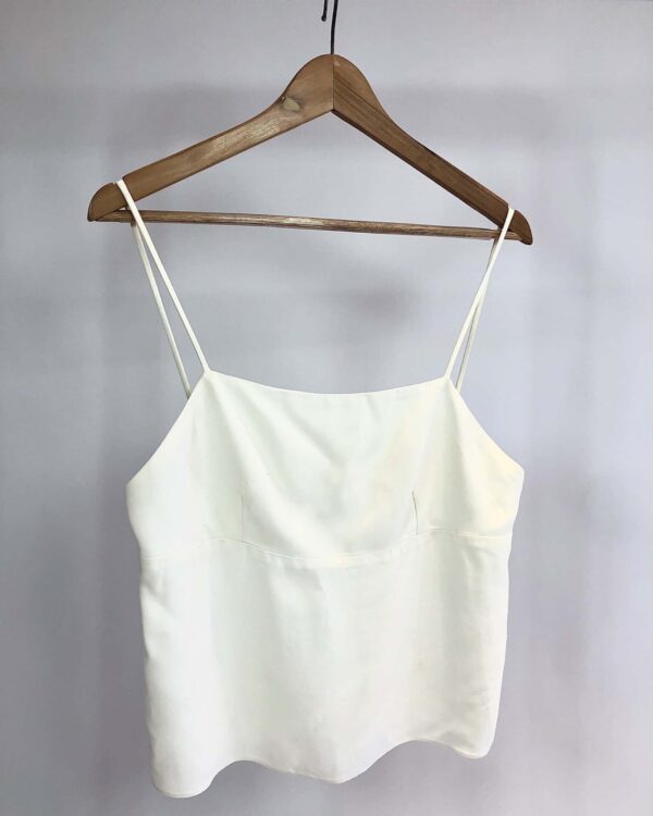 Regata branca CRIS BARROS - 38 - VENDIDO SIST OTO