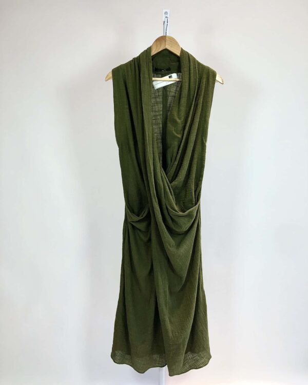 Vestido verde midi MARDEN - P - VENDIDO SISTEMA OTO