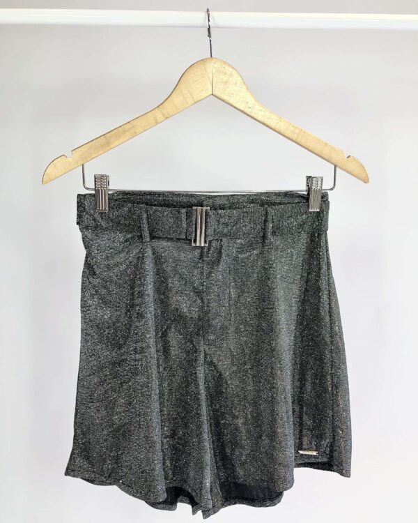 Short prata com lurex TRITON - 38 *nunca usado* - VENDIDO SISTEMA OTO