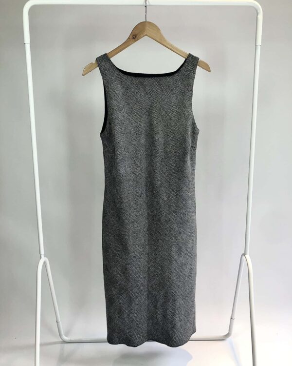 Vestido midi cinza FOLIC - 44 - VENDIDO SISTEMA OTTO