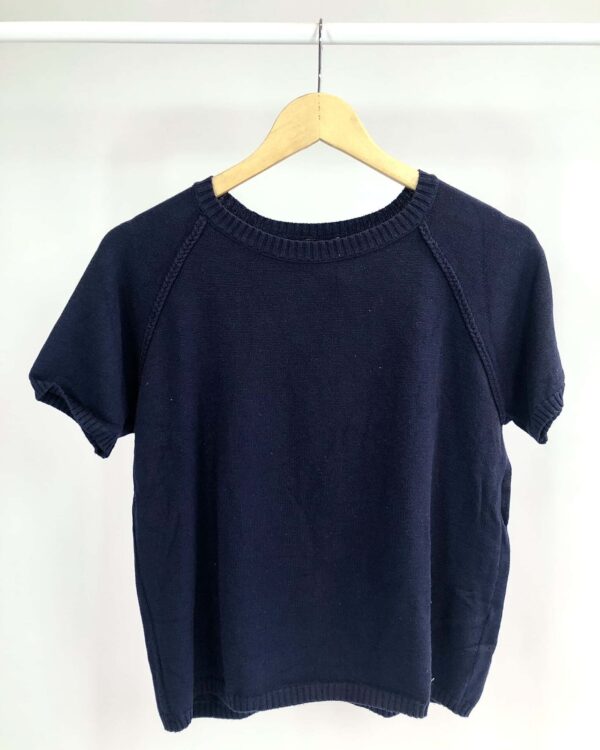 Blusa de tricot azul marinho IORANE - G - VENDIDO SIST OTO