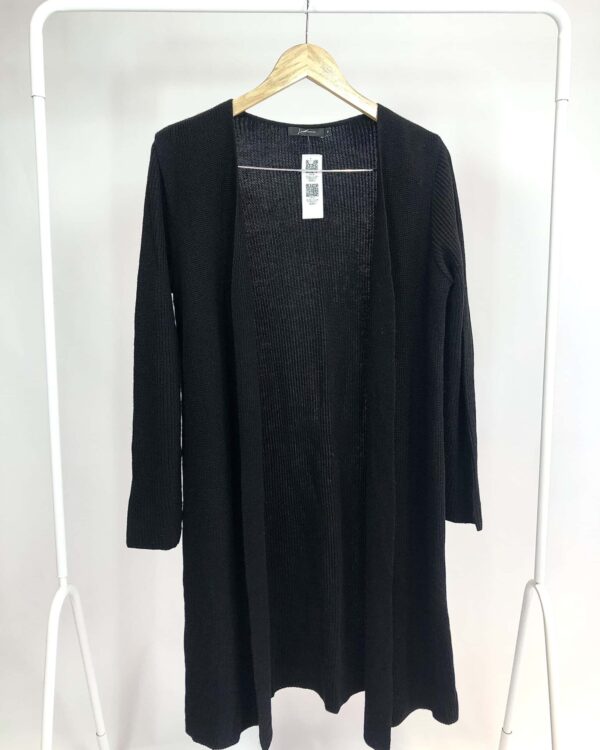 Cardigan tricot preto alongado LENNY NIEMEYER - P - VENDIDO SISTEMA OTTO