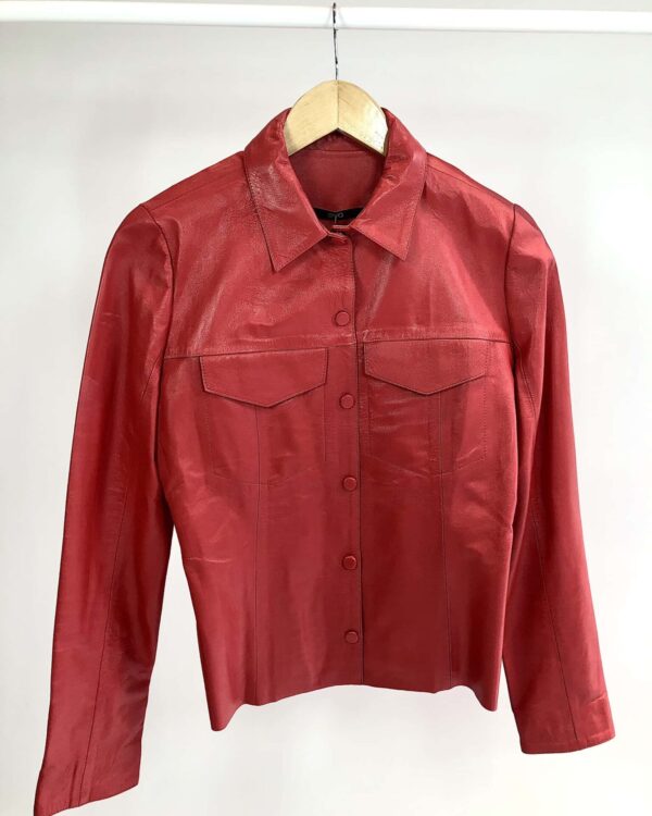 Camisa vermelha couro EVA - 34 - VENDIDO SISTEMA OTO