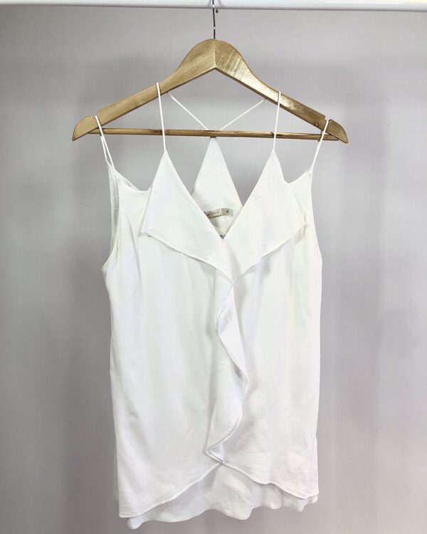 Blusa alcinha off white MARIA FILÓ - M - VENDIDO SISTEMA OTO