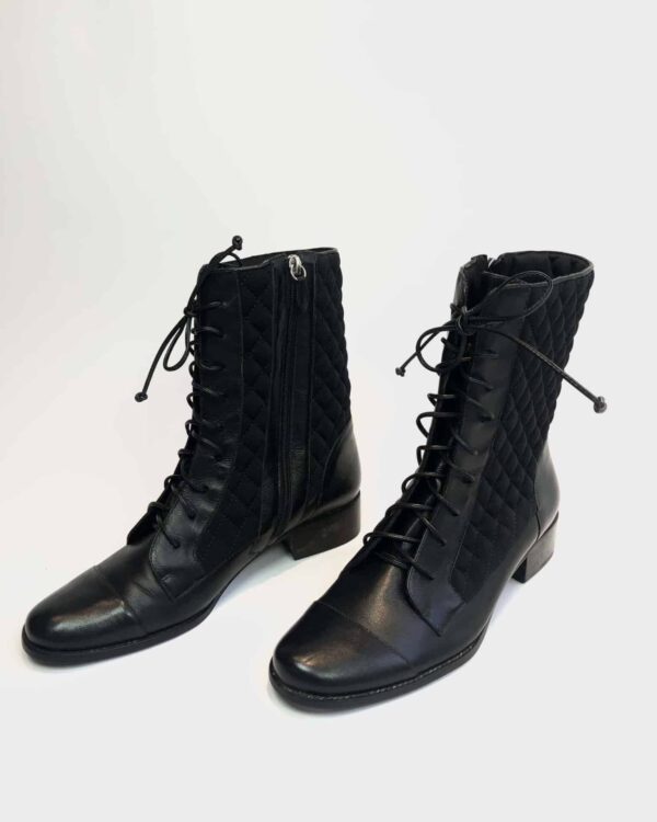 Bota preta cano alto PAULA TORRES - 40