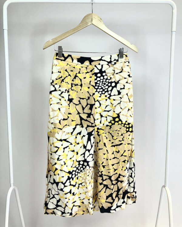 Saia midi preta com estamp EVA - 36 - VENDIDO SISTEMA OTTO