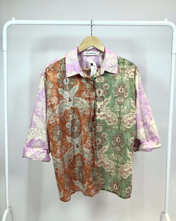 Camisa estamp mix de cores CRIS BARROS - 44