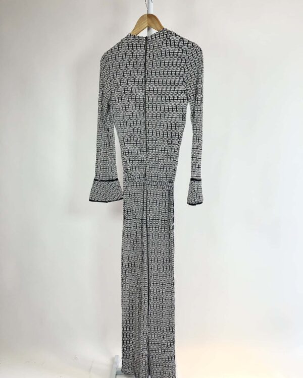 Macacão malha fria p&b estampado ANIMALE - P - VENDIDO SIST OTO