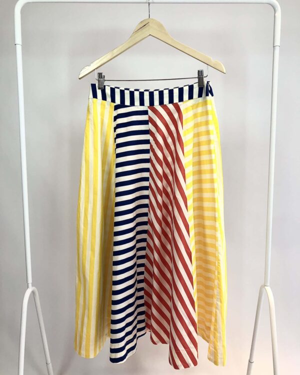 Saia listrada colorida FARM - G - VENDIDO SIST OTO