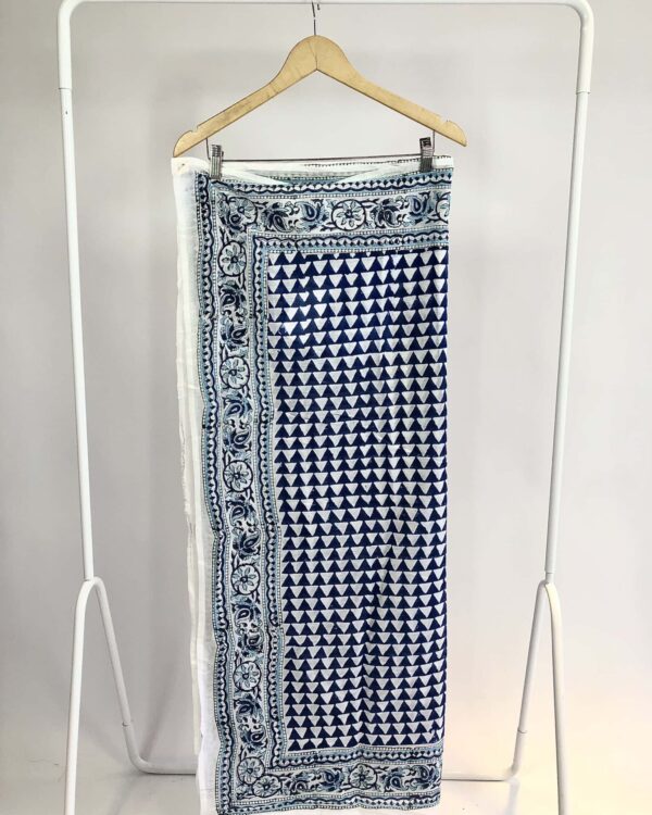 Canga com estampa azul indiana ATEEN *nunca usado* - VENDIDO SIST OTO