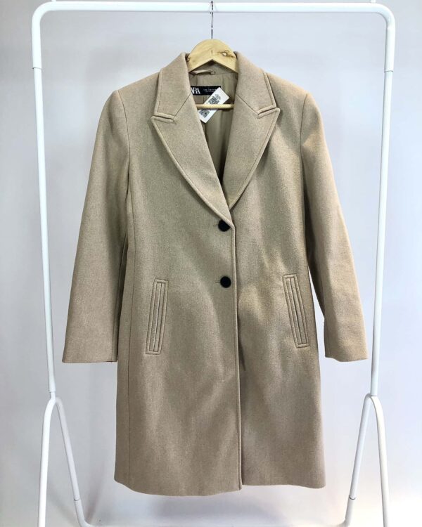 Trench coat longo bege ZARA - M - VENDIDO SISTEMA OTTO