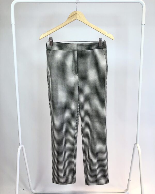 Calça xadrez vichy preto e branco ZARA - M - VENDIDO SISTEMA OTTO