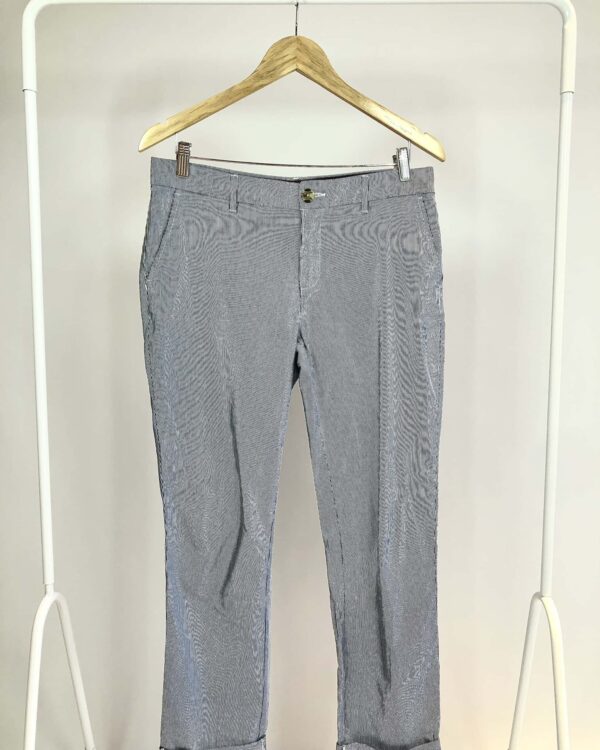 Calça listrada TOMMY HILFIGER - M - VENDIDO SISTEMA OTO