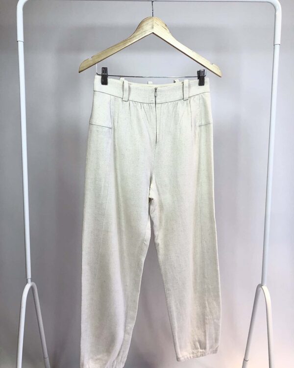 Calça off white CRIS BARROS - 36 - VENDIDO SIST OTO