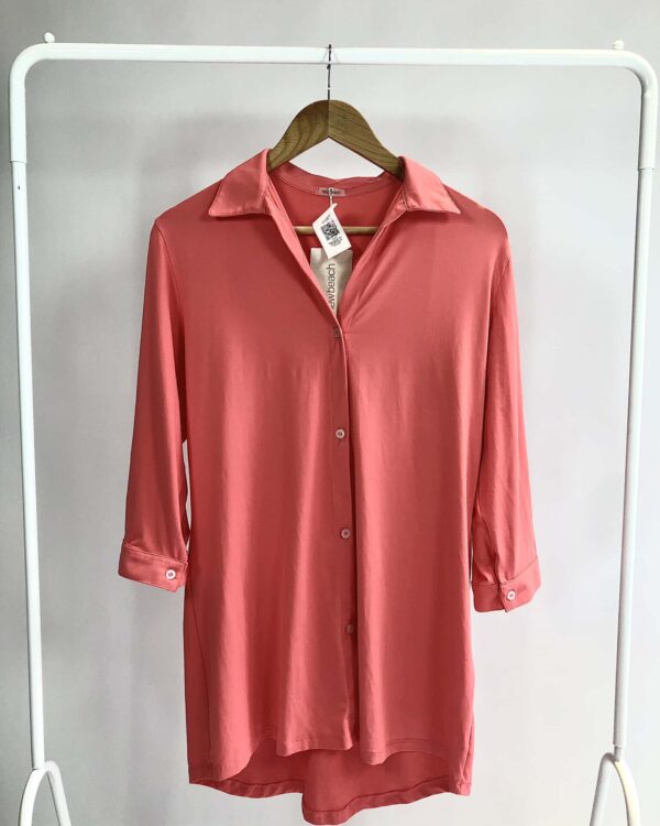 Saída de praia coral NEW BEACH - P *NUNCA USADA* - VENDIDO SISTEMA OTO