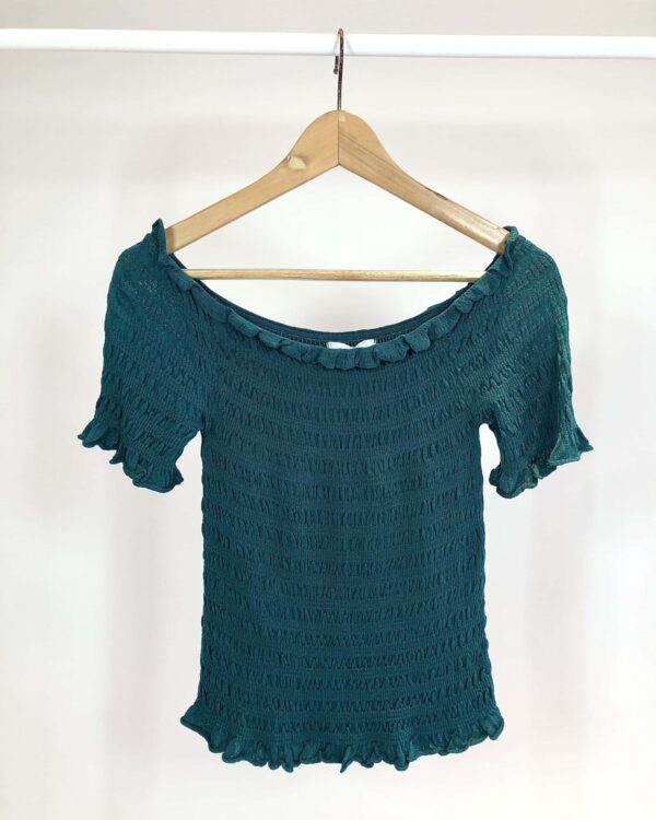 Blusa verde de tricot PRIMART - P VENDIDO SISTEMA OTO