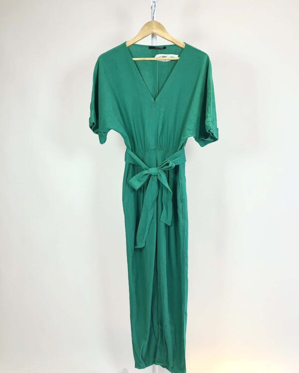 Macacão verde viscolinho ANIMALE - 36 VENDIDO SISTEMA OTTO