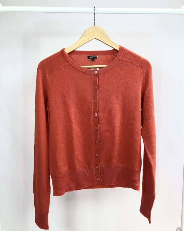 Cardigan lã laranja LE LIS BLANC - M