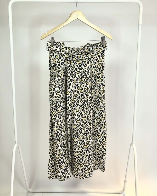 Saia p&b e amarelo estampada ANIMALE - 38 - VENDIDO SISTEMA OTTO