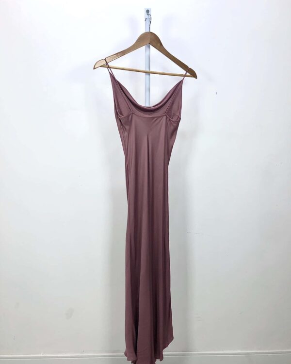 Vestido midi rose ZARA - P