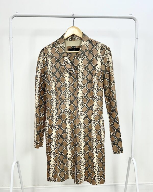 Trench coat couro EVA - 38 - VENDIDO SISTEMA OTO