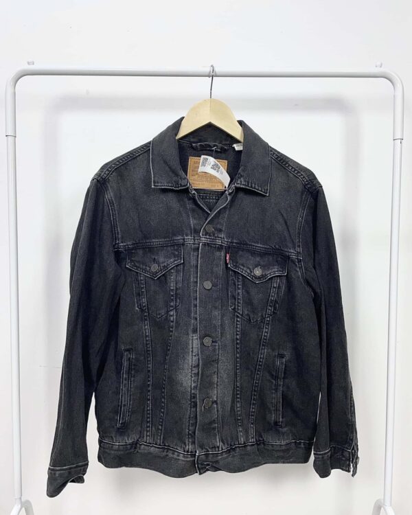 Jaqueta sarja preta LEVIS - M - VENDIDO SISTEMA OTO