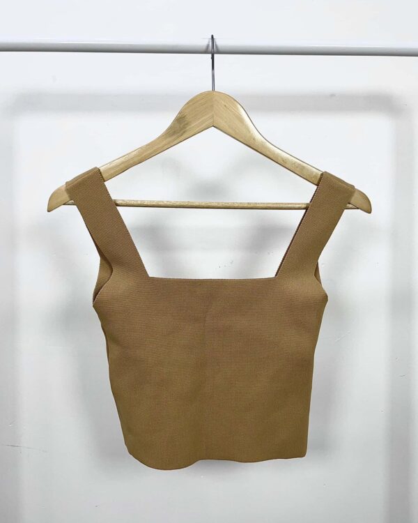 Blusa cropped caramelo SCHUTZ - M