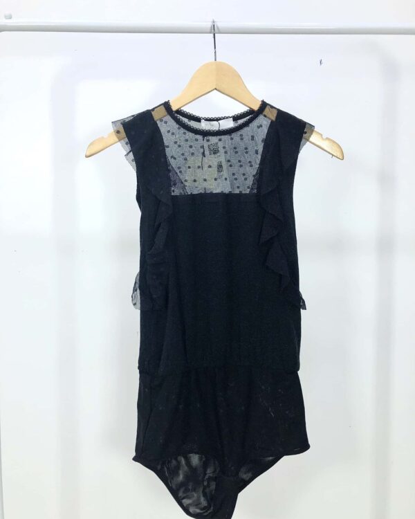 Body preto tule NK - P *nunca usado* - VENDIDO SISTEMA OTO