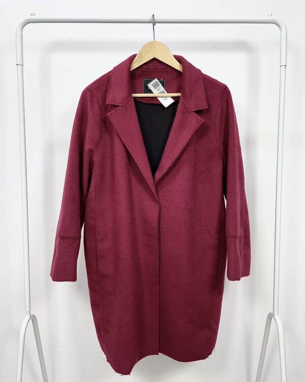 Trench coat bordõ lã batida CANAL CONCEPT - G - vendido sistema oto