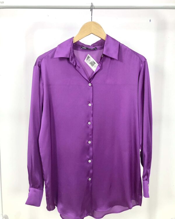 Camisa rosa fucsia ZARA - P - VENDIDO SISTEMA OTTO