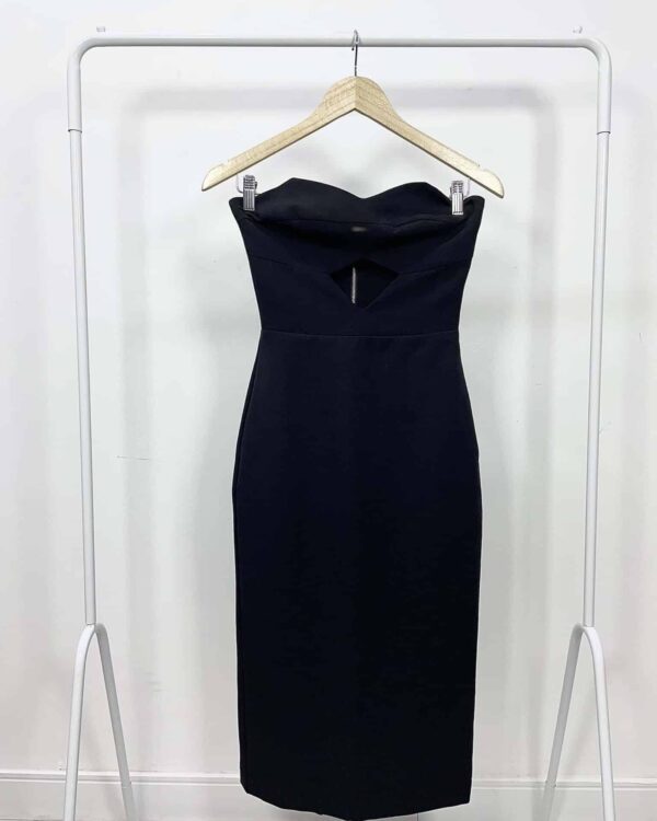 Vestido preto sem alça IODICE - P - VENDIDO SISTEMA OTO