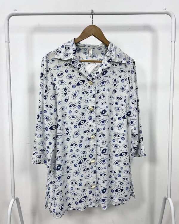 Blusa branca com estamp olha gordo BALLES - G - VENDIDA SISTEMA OTO