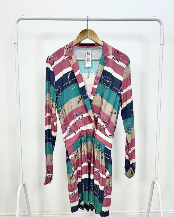 Macaquinho estampado colorido EVA - 36