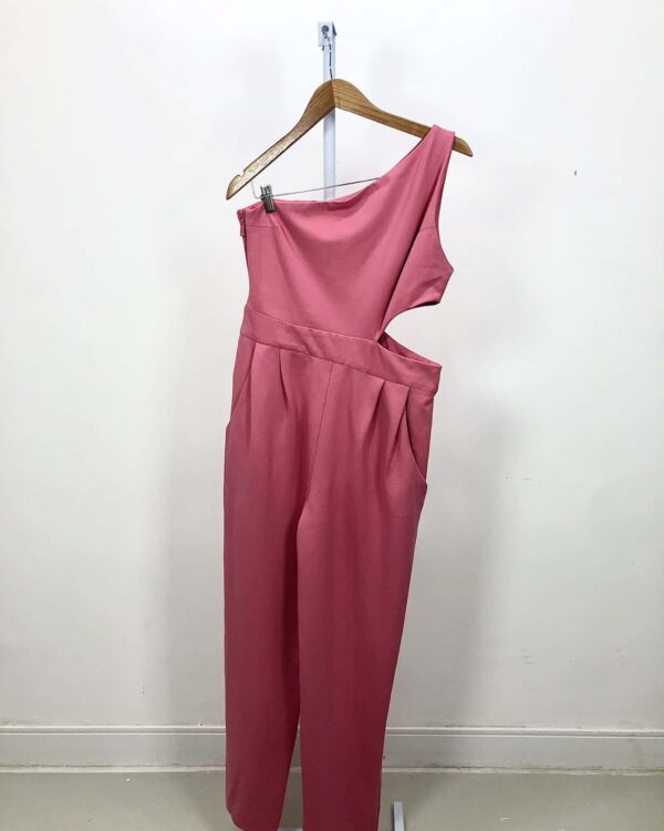 Macacão rosa um ombro só ANIMALE - G *nunca usado* VENDIDO SISTEMA OTO