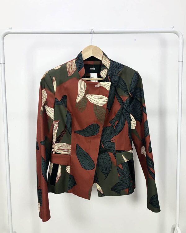 Jaqueta estampa tons terrosos IÓDICE - 40 - VENDIDO SISTEMA OTO