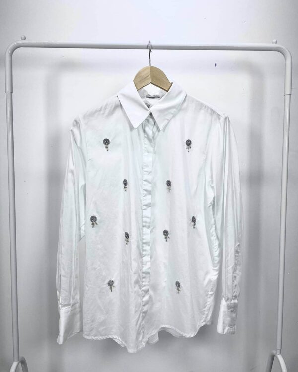 Camisa branca com bordado IORANE - 38